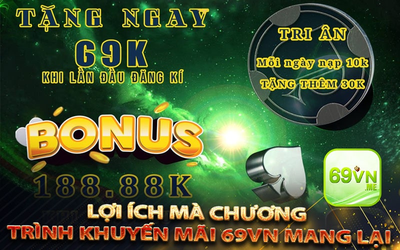 Lợi ích mà chương trình khuyến mãi 69vn mang lại